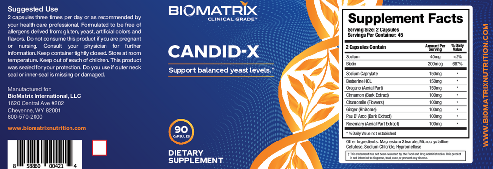 BioMatrix Candid-X 90 capsules