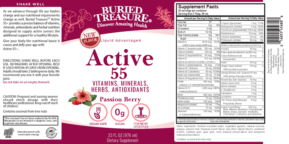 Buried Treasure Active 55 Plus 976ml