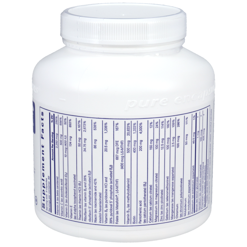 Pure Encapsulations Nutrient 950 W/O Cu,Fe & I 180 capsules
