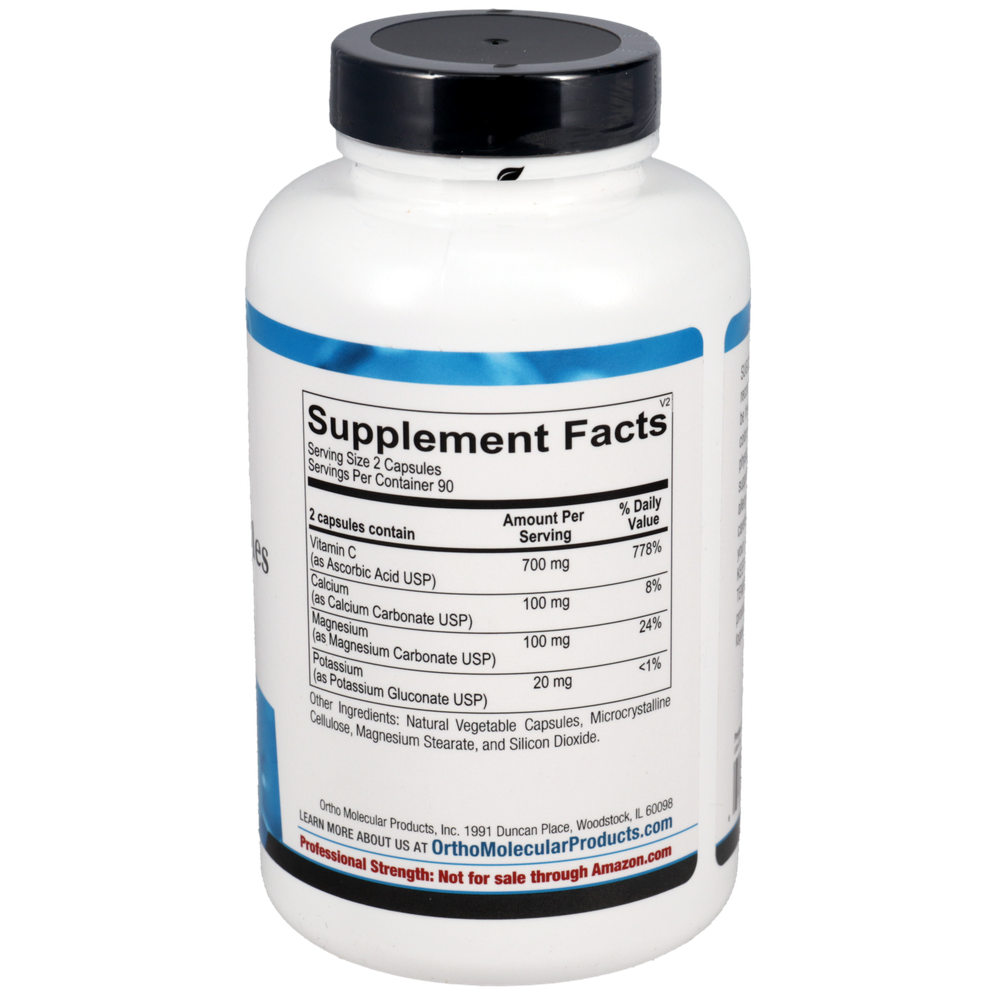 Ortho Molecular Product Buffered C Capsules 180 capsules