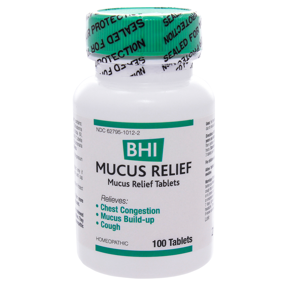 BHI Homeopathics/Medinatura BHI Mucus Relief 100 tablets