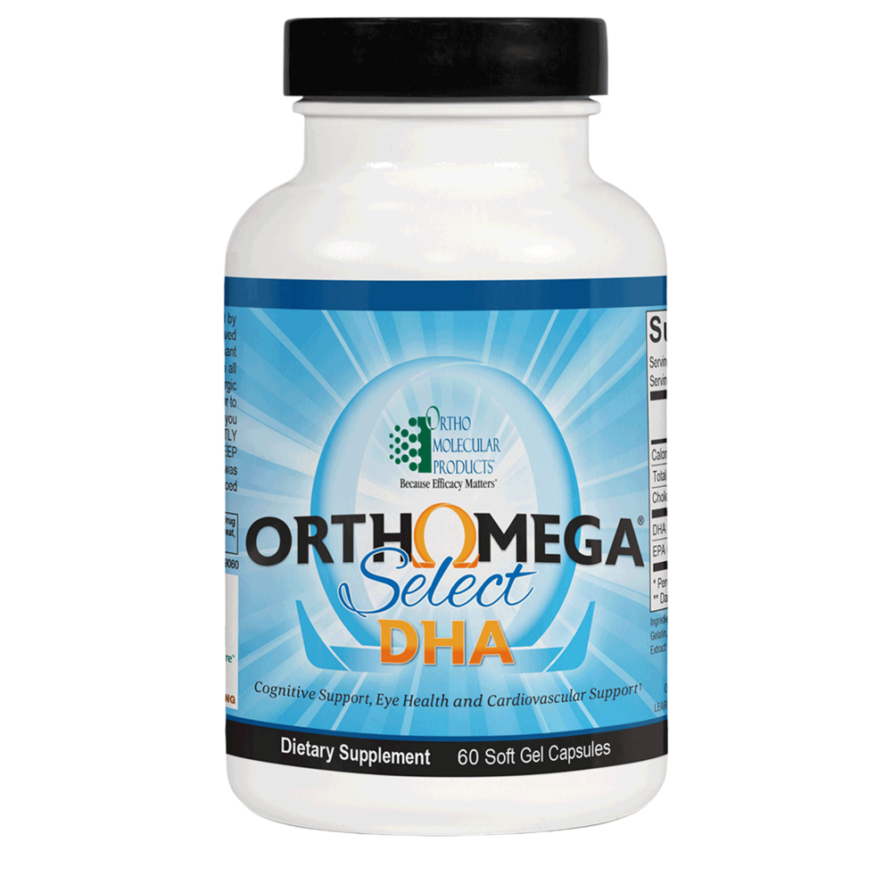 Ortho Molecular Product Omega Select DHA 60 capsules