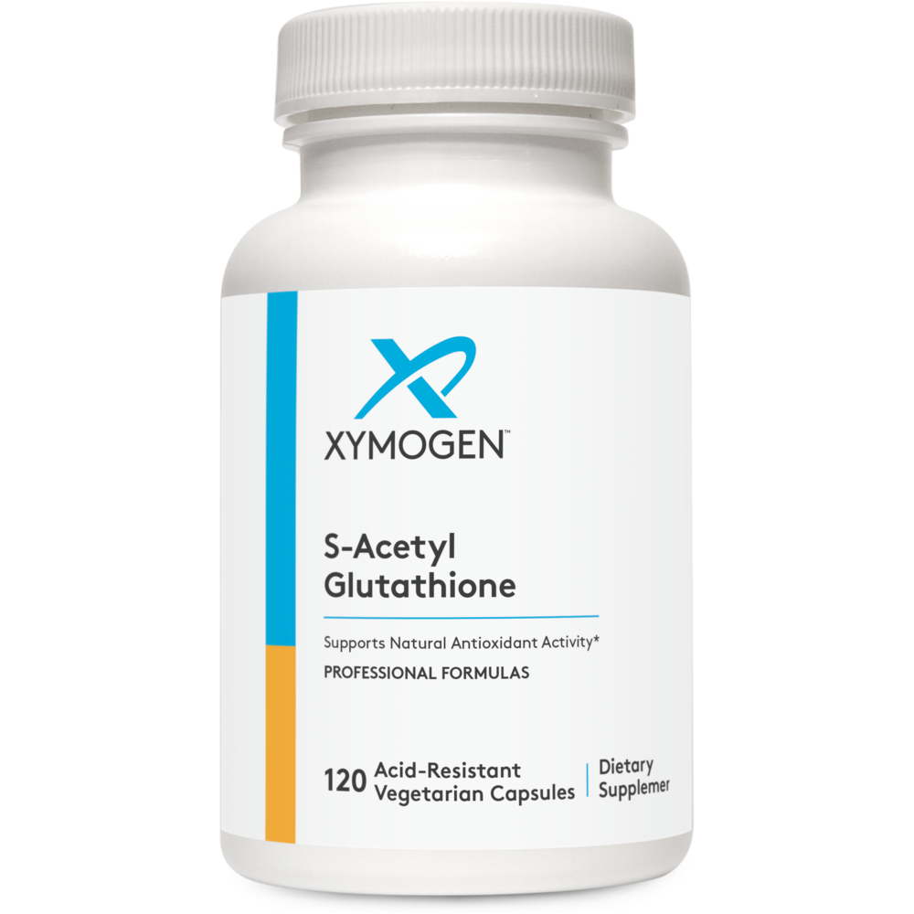 XYMOGEN S-Acetyl Glutathione (Antioxidant Support) 120 Capsules