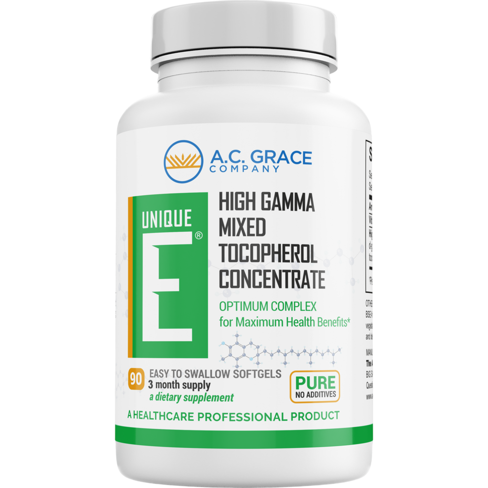 A.C. Grace UNIQUE E® Mixed Tocopherols Concentrate 90 Softgels