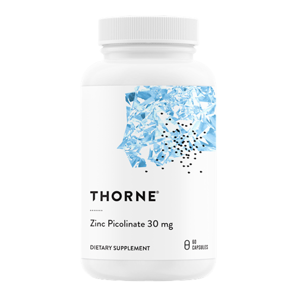 Thorne Zinc Picolinate 30mg 60 capsules