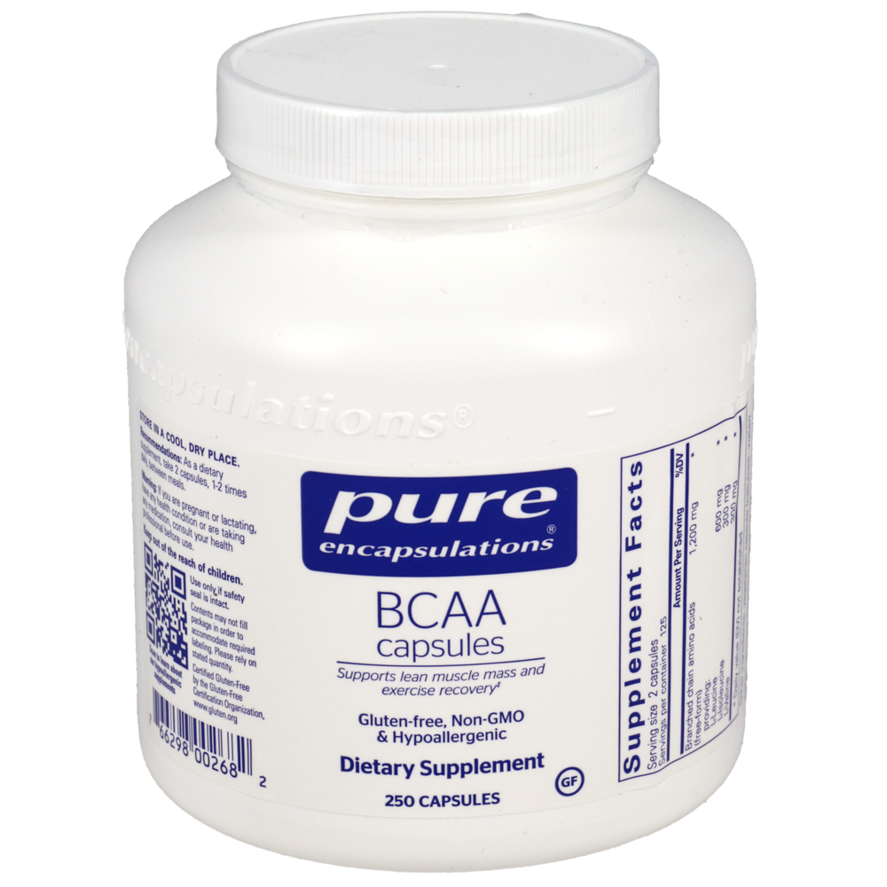 Pure Encapsulations BCAA Capsules 250 capsules