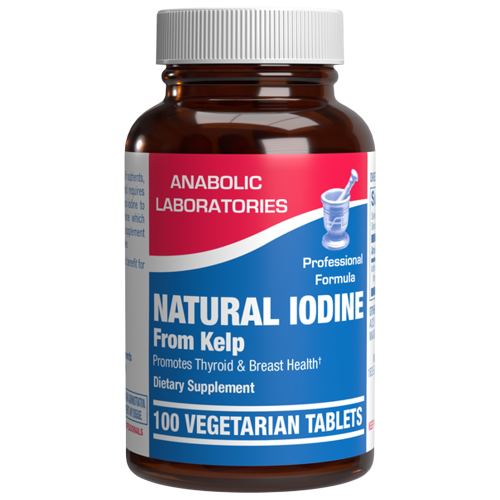 Anabolic Laboratories Natural Iodine From Kelp 100 tablets