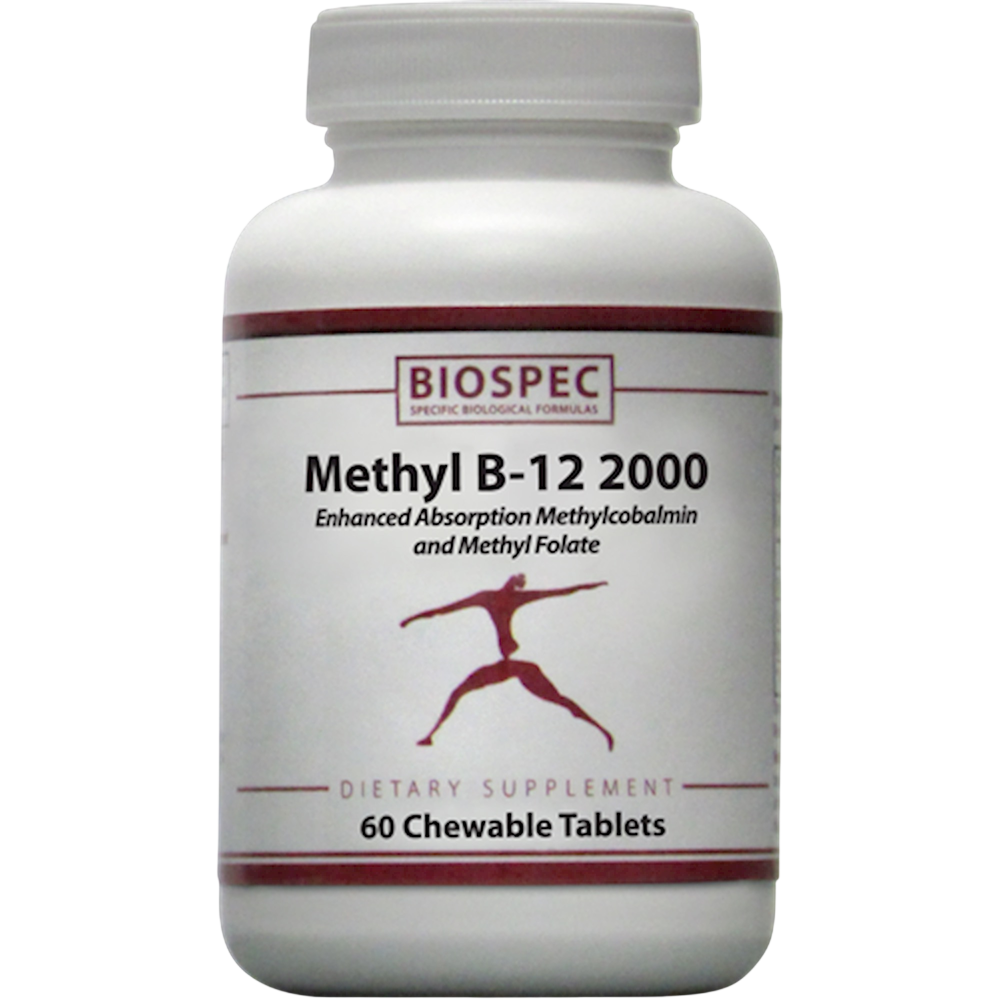 Biospec Nutritionals Methyl B-12 2000 60 Chewables