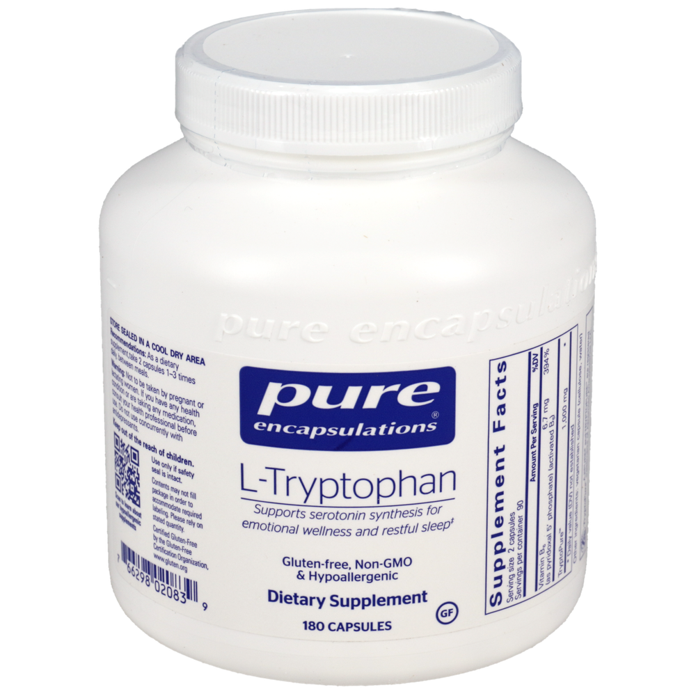 Pure Encapsulations L-Tryptophan 180 capsules