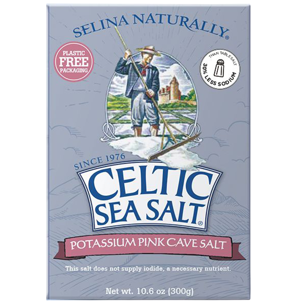 Celtic Sea Salt Celtic Sea Salt® Potassium Pink Cave Salt 300 Grams