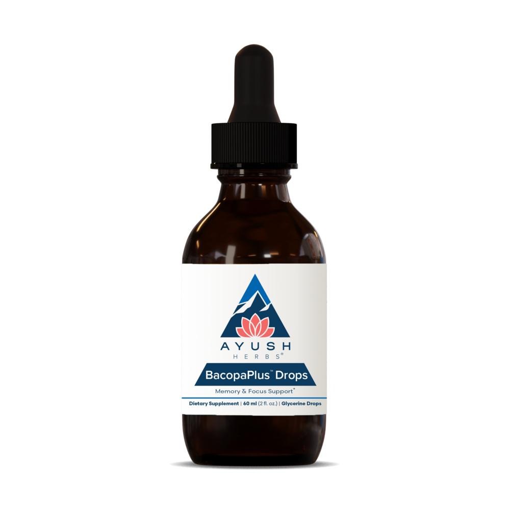 Ayush Herbs Bacopa Plus Drops 60 Milliliters