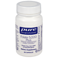 Pure Encapsulations Folate 5000 Plus 60 capsules