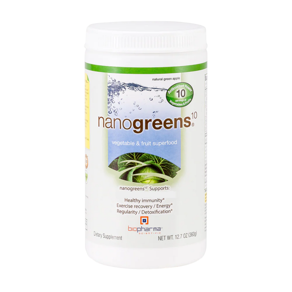 BioPharma Scientific NanoGreens10 Green Apple 360 Grams