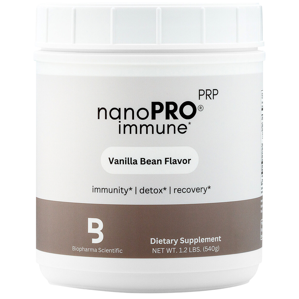 BioPharma Scientific NanoPro PRP Immune Vanilla Bean 540 Grams
