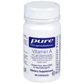Pure Encapsulations Vitamin A + Carotenoids 90 capsules