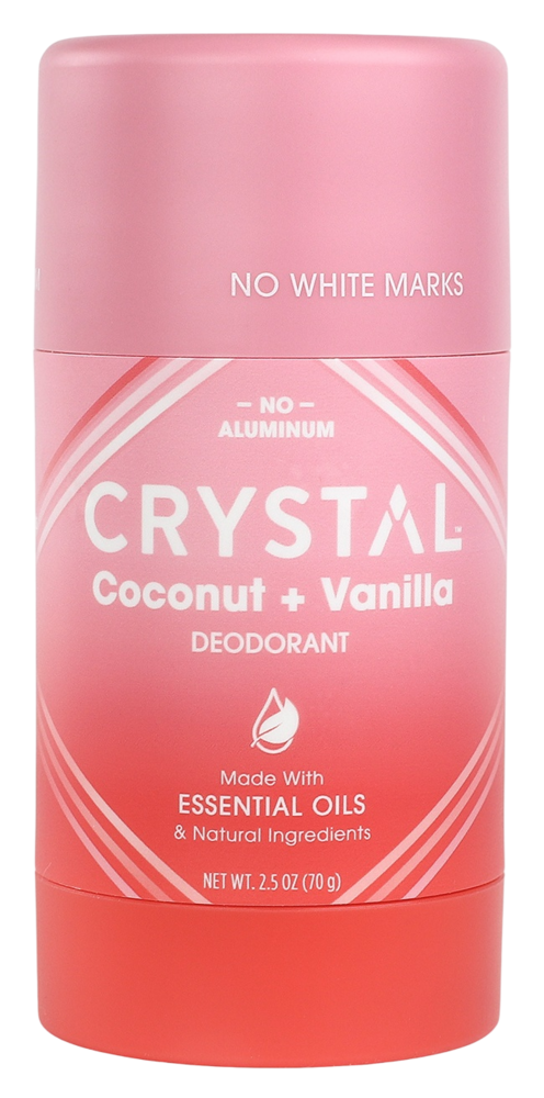 Crystal Coconut & Vanilla Deodorant (Made with Essential Oils) 2.5oz