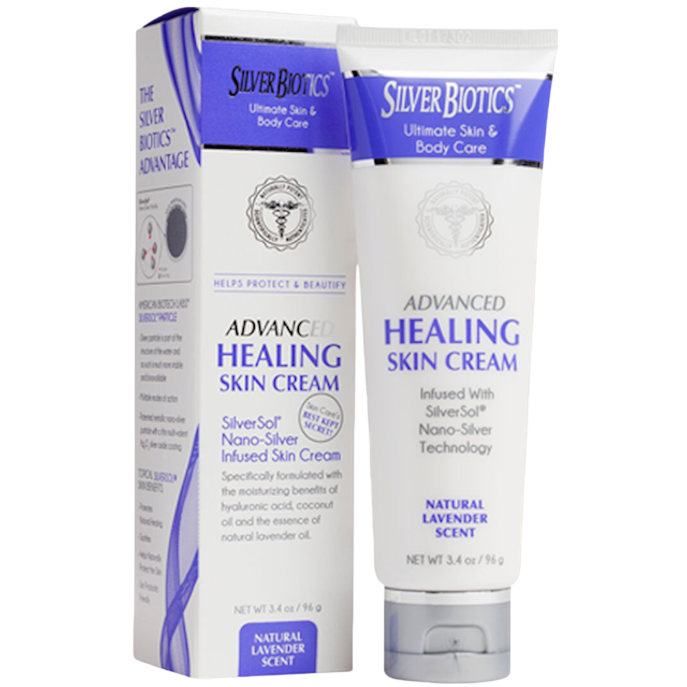 American BioTech Labs Silver Biotics Skin Cream Lavender 3.4oz