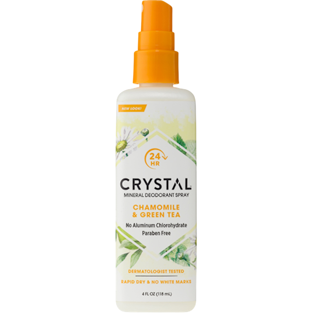 Crystal Chamomile & Green Tea Body Spray Deodora 4oz