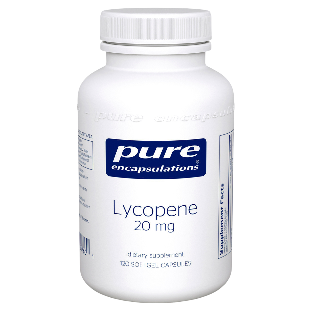 Pure Encapsulations Lycopene 20mg 120 softgel capsules