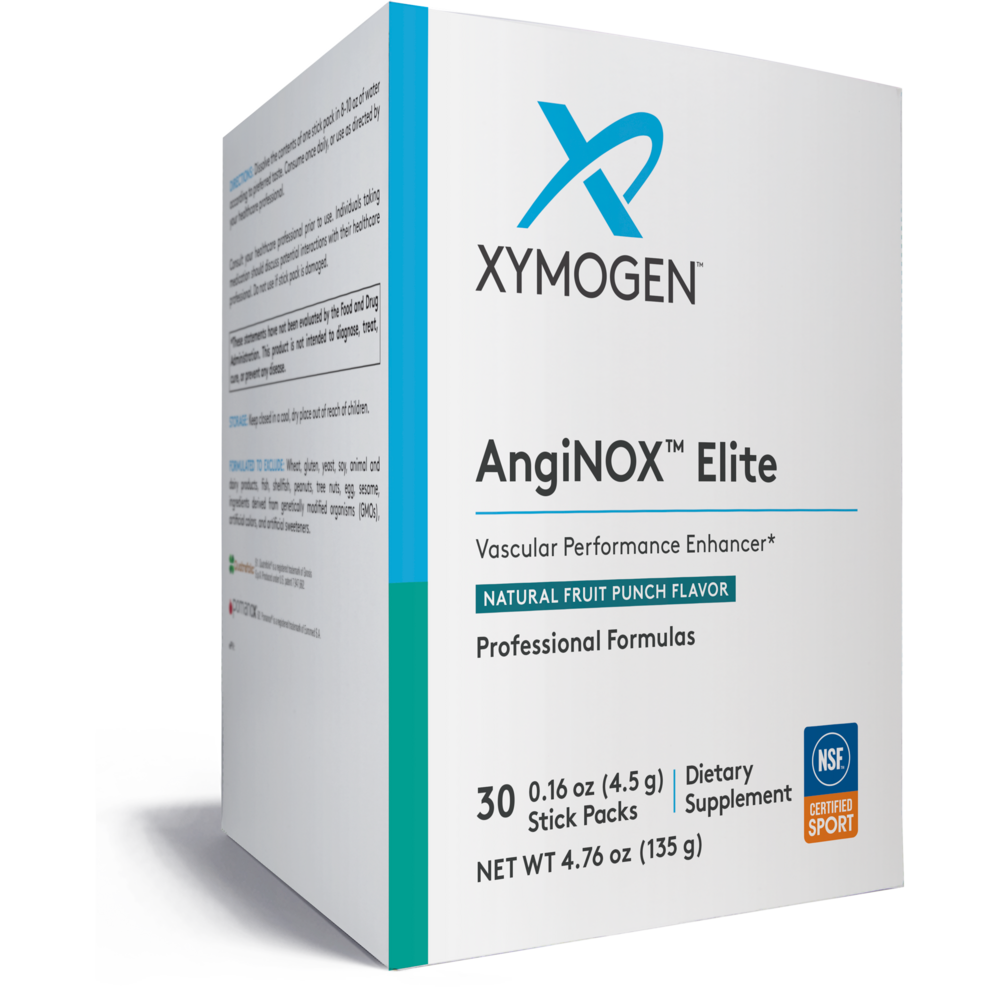 XYMOGEN AngiNOX Elite Fruit Punch 30 Stick Packs