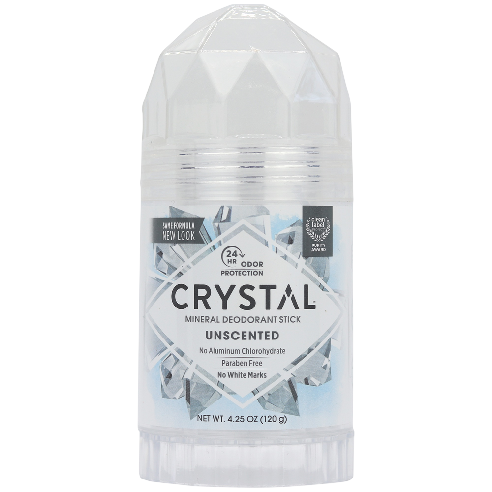 Crystal Unscented Crystal Stick Deodorant 4.25oz