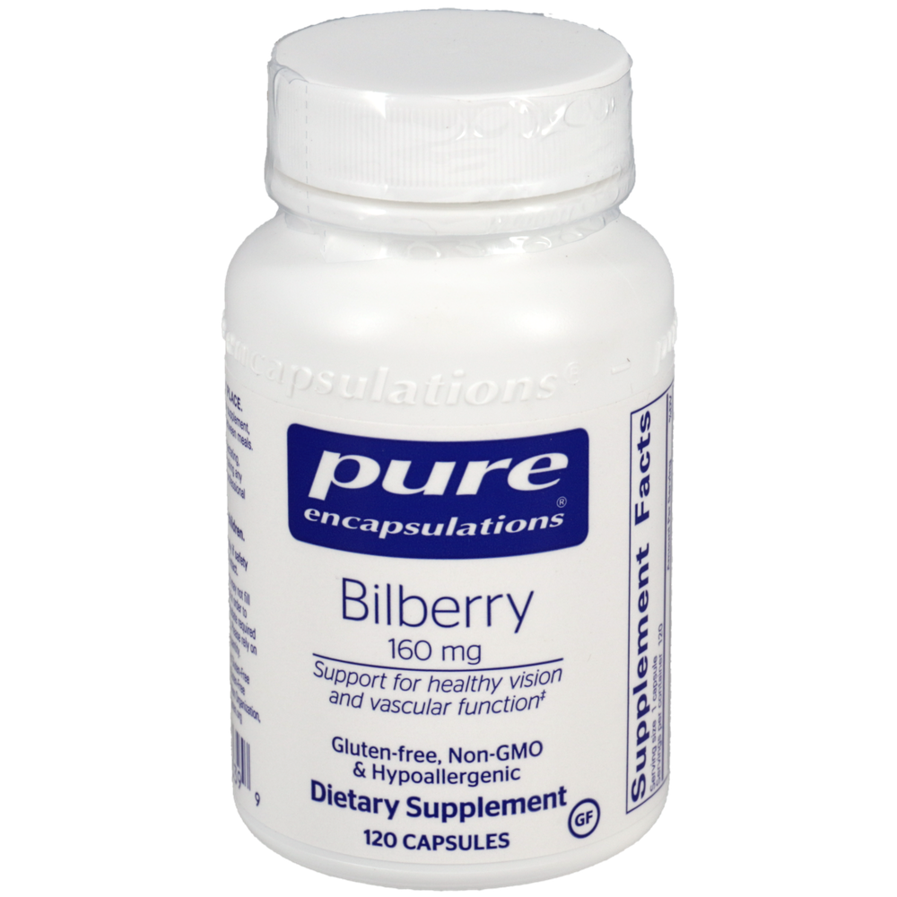 Pure Encapsulations Bilberry 160mg 120 capsules
