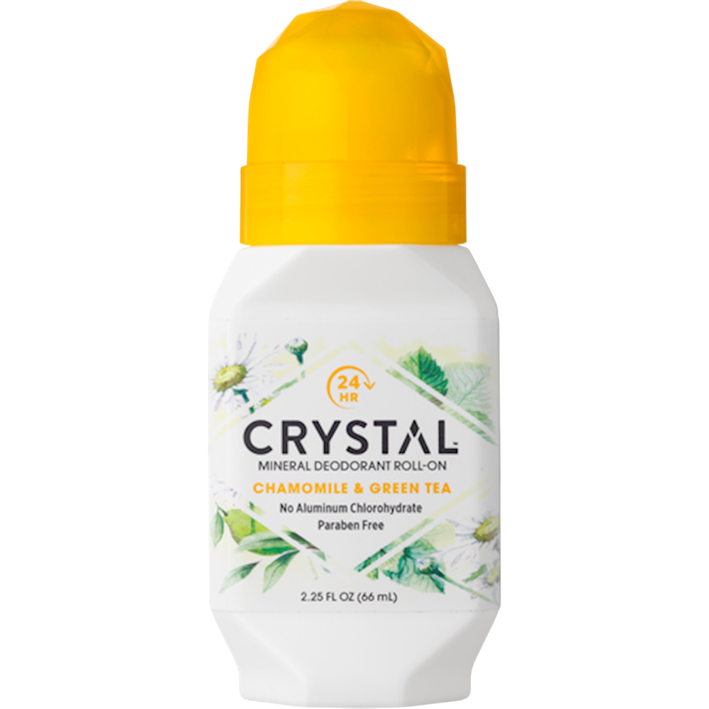 Crystal Chamomile & Green Tea Roll On Deodorant 2.5oz