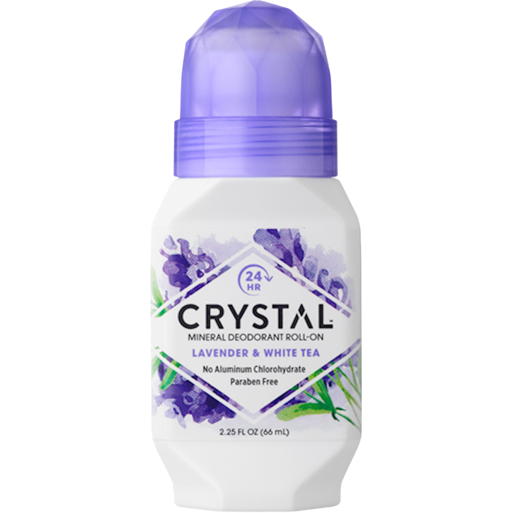Crystal Lavender & White Tea Roll On Deodorant 2.25oz