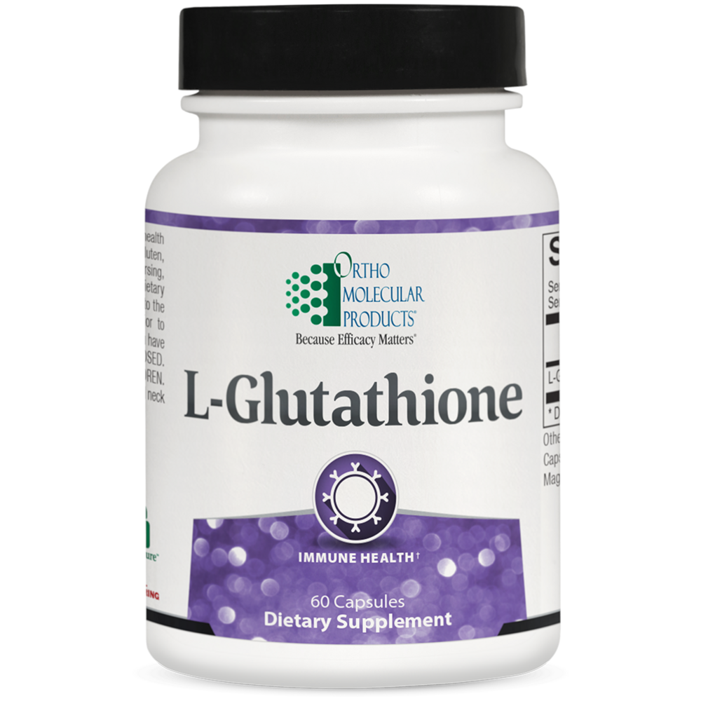 Ortho Molecular Product L-Glutathione 60 capsules