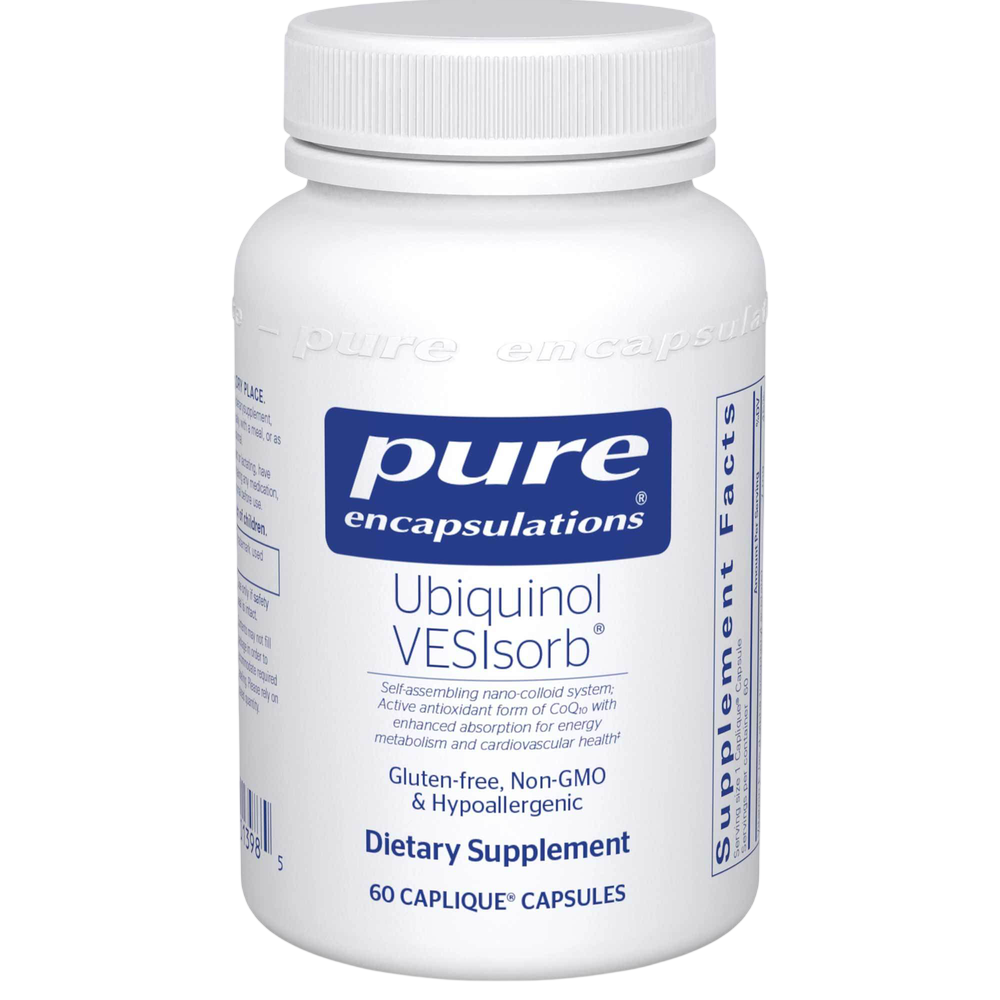 Pure Encapsulations Ubiquinol VESIsorb 60 capsules