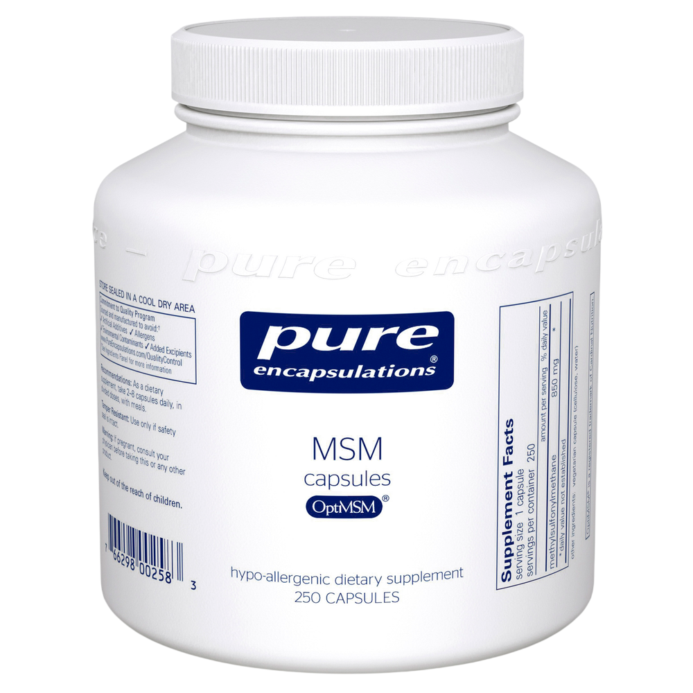 Pure Encapsulations MSM Capsules 250 capsules