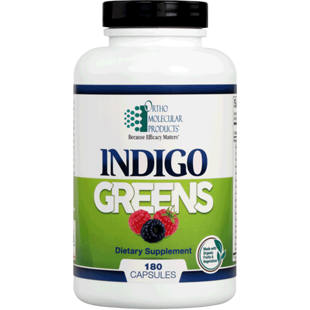 Ortho Molecular Product Indigo Greens Capsules 180 capsules