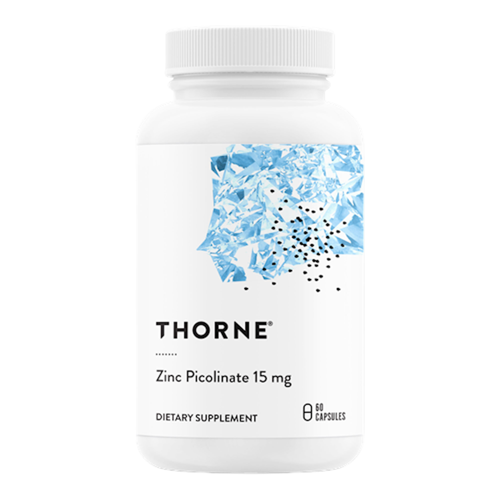 Thorne Zinc Picolinate 15mg 60 capsules