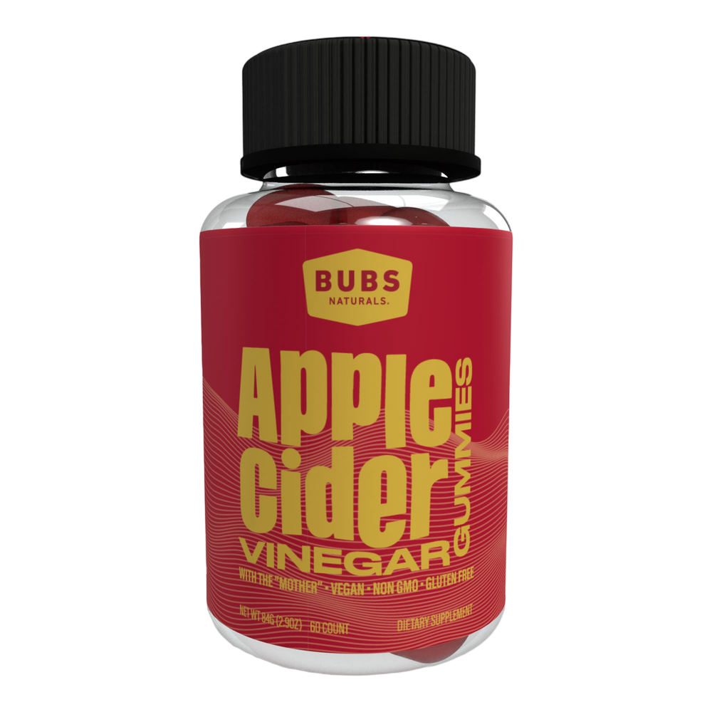 Bubs Naturals Apple Cider Vinegar Gummies 60 gummies