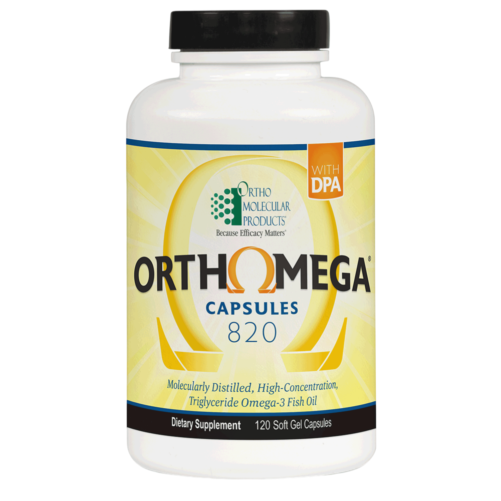 Ortho Molecular Product Omega 820 Capsules 120 Softgel Capsules