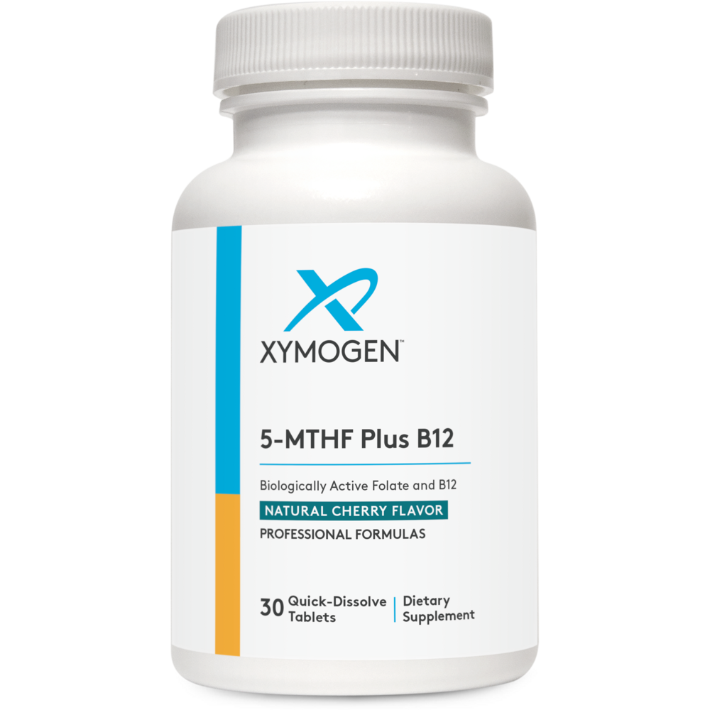 XYMOGEN 5-MTHF Plus B12 - Cherry 30 tablets