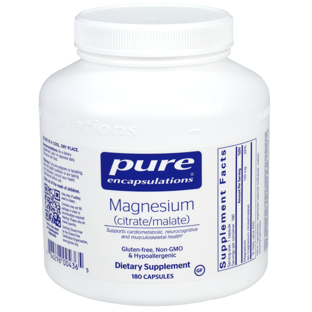 Pure Encapsulations Magnesium (Citrate/Malate) 180 capsules
