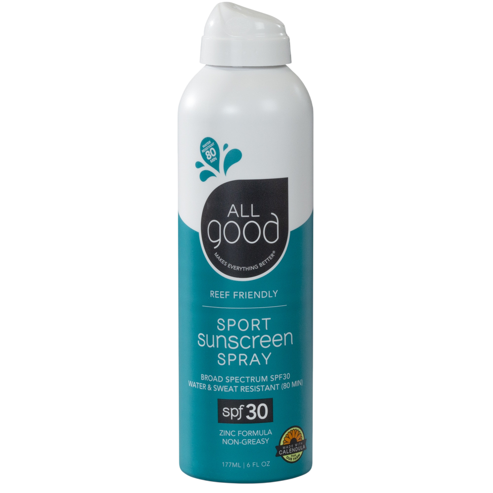 All Good SPF30 Sport Sunscreen Spray 6oz