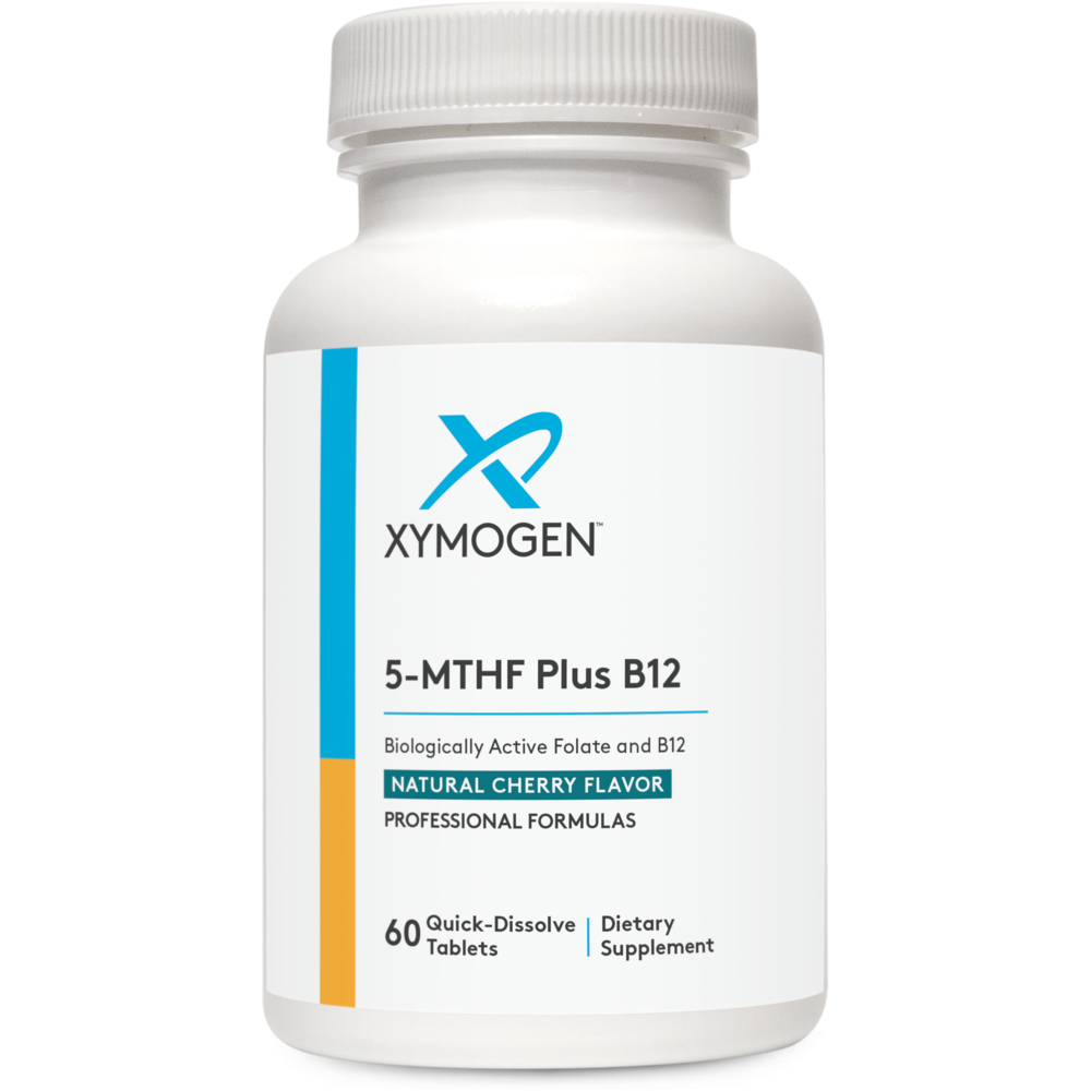 XYMOGEN 5-MTHF Plus B12 - Cherry 60 tablets