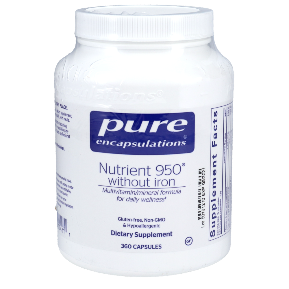 Pure Encapsulations Nutrient 950 W/O Iron 360 capsules