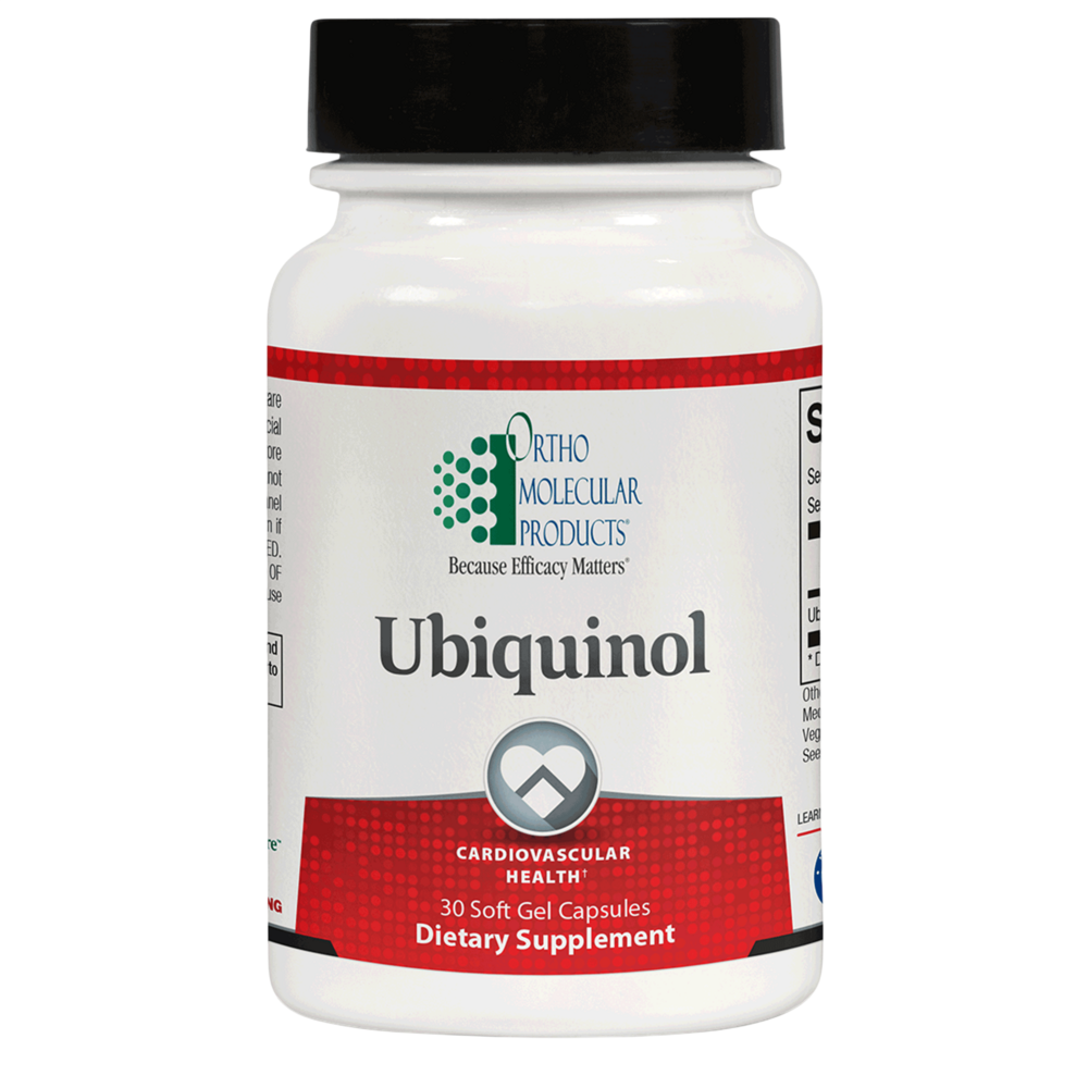 Ortho Molecular Product Ubiquinol 30 capsules