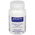 Pure Encapsulations Gluten/Dairy Digest 120 capsules