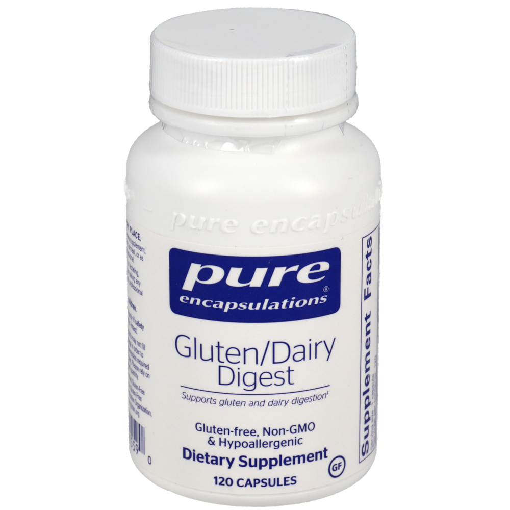 Pure Encapsulations Gluten/Dairy Digest 120 capsules