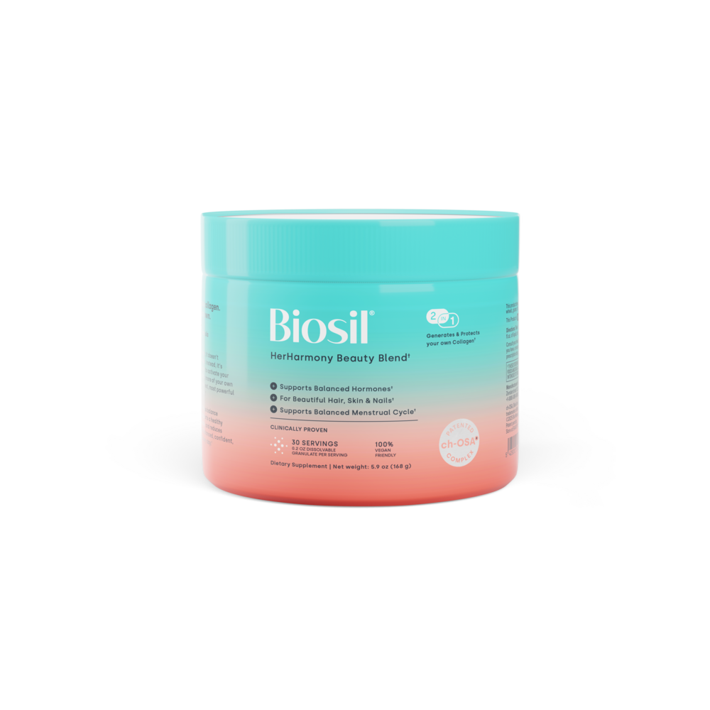 Biosil® HerHarmony – Myo-Inositol & ch-OSA® Blend for Cycle & Skin Support 168 Grams