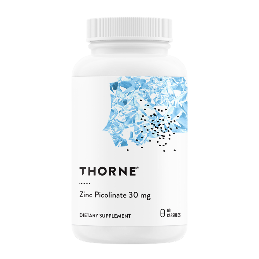 Thorne Zinc Picolinate 30mg - NSF Certified for Sport 60 capsules