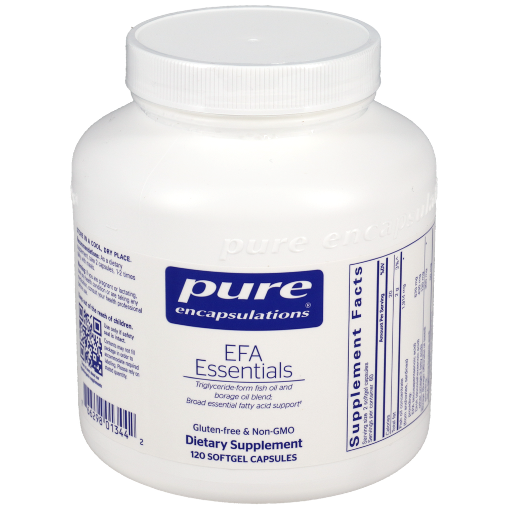Pure Encapsulations EFA Essentials 120 Softgel Capsules