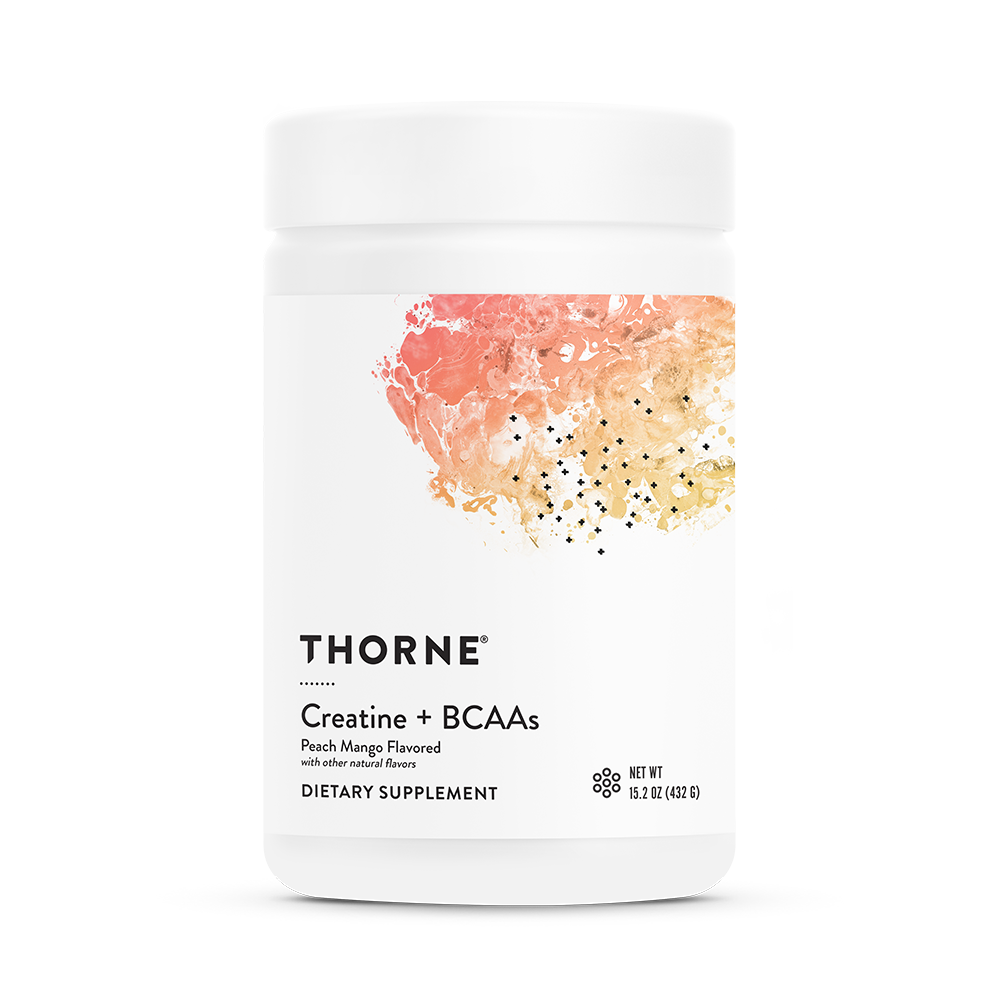 Thorne Creatine + BCAA's (Peach Mango Flavored) 420g