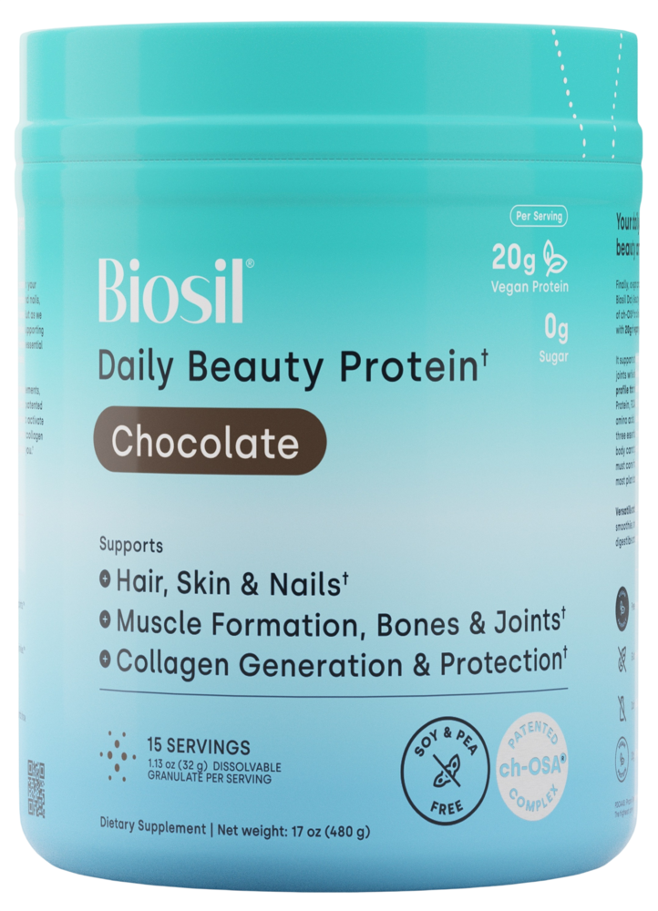 Biosil® Daily Beauty Protein, Chocolate 480 Grams