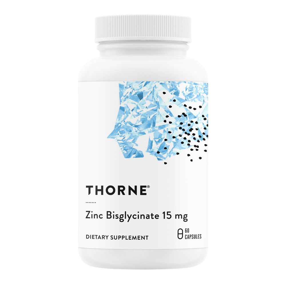 Thorne Zinc Bisglycinate 15mg 60 capsules