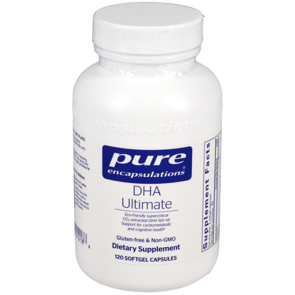 Pure Encapsulations DHA Ultimate 120 softgel capsules